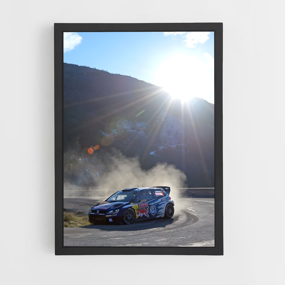 Poster Rallye Énergique – affiche Volkswagen (vue 2)